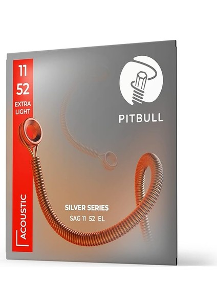 Silver Akustik Gitar Teli Sag L 11-52 Light