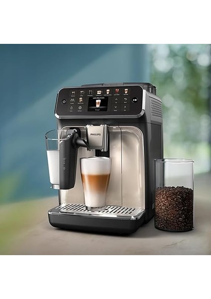 5500 Serisi Lattego Tam Otomatik Espresso Makinesi - 20 Sıcak ve Soğuk Içecek, Quickstart, Silentbrew Teknolojisi, Dokunmatik Ekran, Kolay Temizleme (EP5547/90) fiyatları