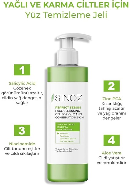 Yağlı ve Karma Cilt Temizleme Jeli 400 ml modelleri