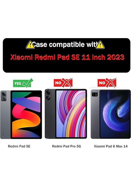 Xiaomi Redmi Pad Se 11 Inç 2023 ile Uyumlu Çocuk Kılıfı, Redmi Pad Se 11" Için Darbeye Dayanıklı Unicorn Kapak, Kalem Tutucu, 360 ° Dönen Saplı Stand fiyatları