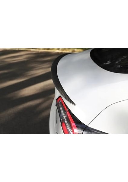Model Y ve Model 3 ile Uyumlu Gerçek Karbon Fiber Kanat/spoiler fırsatları