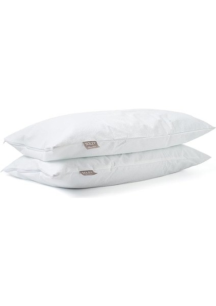 | Sıvı Geçirmez Pamuklu Alez Yastık Koruyucu (2 Adet)