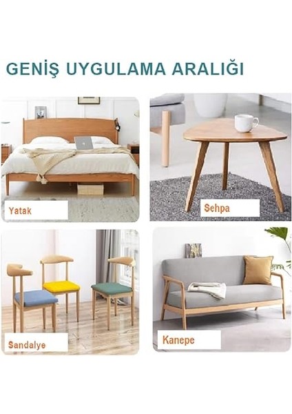 Sandalye Pabucu,masa,koltuk,tabure Ayak Kılıfı 8 Adet Siyah (Medium) fırsatları