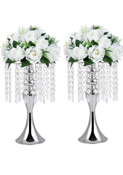Düğün Centerpiece Vazolar, Yol Öncü Standları, Dekor, Nişan, Yıldönümü Partileri Için Akrilik Kristal Avize Standları