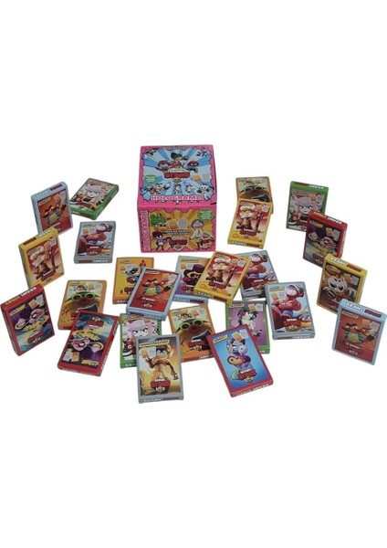 Savaşçı Koleksiyon Kartları, Hologram Çocuklar Için Oyun Kartları Seti, Renkli 24 Adet fiyatları