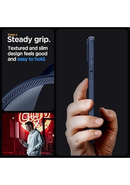 iPhone 15 Pro Max Kılıf Liquid Air Navy Blue - ACS06563 fırsatları