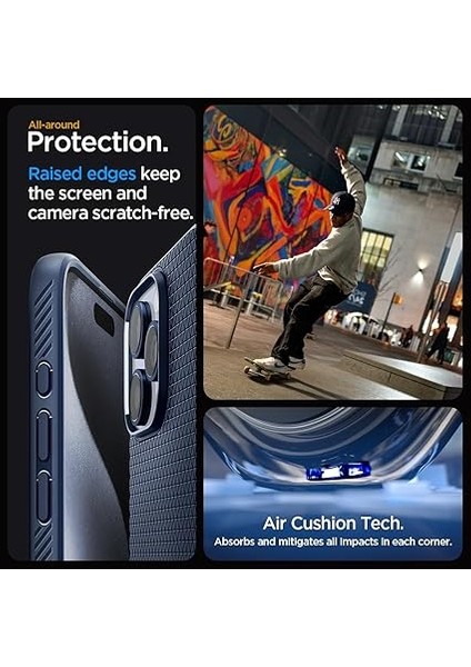 iPhone 15 Pro Max Kılıf Liquid Air Navy Blue - ACS06563 indirimleri