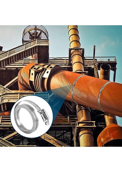 4 Metre Hortum Kelepçesi, Kelepçe, Hortum, Paslanmaz Çelik Hortum Klipsi, Ev, Gaz Borusu, Çamaşır Makinesi Için Bulaşık Makinesi Havuz, Su Borusu, Otomobil Tüpü Veya Bahçe Hortumu indirimleri