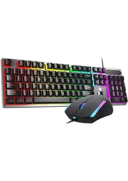 KM300F Gaming Oyuncu Klavye Mouse Set Ingilizce Q