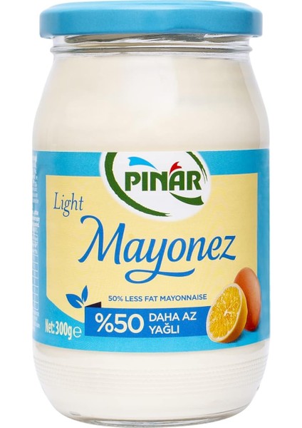 Mayonez Lıght Kavanoz 300 Gr.