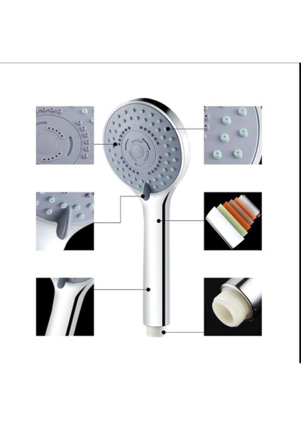 5 Fonksiyonlu Maya El Duşu Duş Başlığı