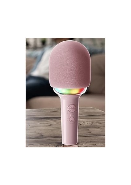 Mikrofon Hoparlör, Kararlı Mikrofon Ses Entegre 2000 Mah Erken Eğitim Için Erken Eğitim Için Büyük Kapasiteli Şarkı Söyleyen Pili (Pınk) modelleri