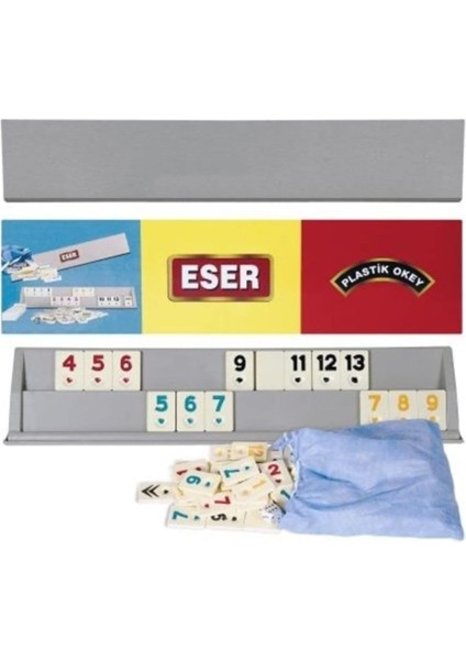 Plastik Okey Takımı (Büyük)