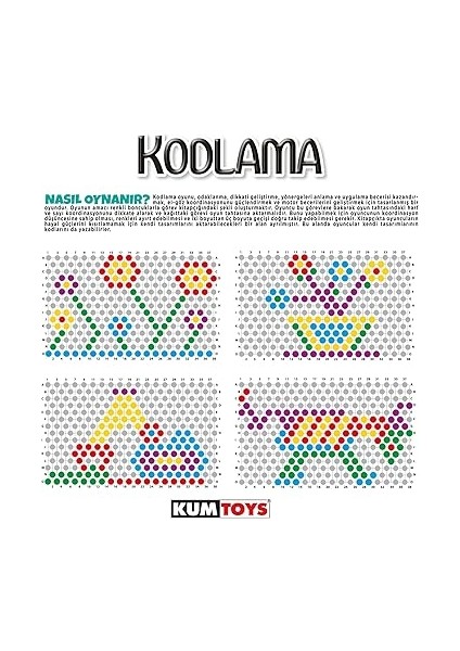 Kodlama Algoritma ve Dikkat Geliştirme Aktiviteleri (Kapak Değişebilir) modelleri