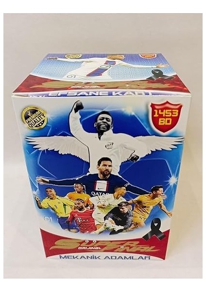 Süper Final En Son Seri Futbol Kartları Mekanik Adamlar 25 Paket 3'lü (75 Kart) fiyatları