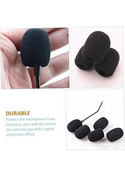 5 Set Mikrofon Aksesuarları Mikrofon Kapağı Rüzgarlık Yaka Mikrofonu Malzemesi Kolay Takılır Çıkarılır 40 Adet*5 fiyatları