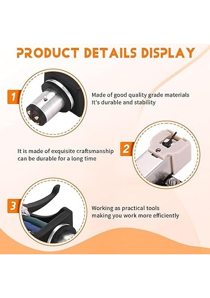 Stylus Pikap Headshell Fonograf Turntable Gramophone Lp Vinil Iğne Için 4 Kutuplu Kontaklar modelleri