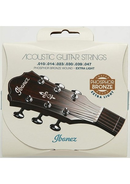 6 String Için Tel Seti - .010/.014/.023/.030/.039/.047 Fosfor/bronz (IACSP61C)