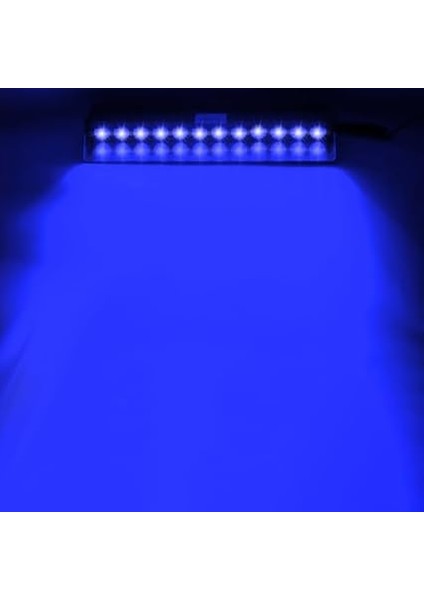 Beyaz Mavi 14 Mod 12 LED Flaş Araç Iç Dış Panel Çatı Ön Arka Cam Oto Çalışma Lambası S12 Işık Çubuğu Spot Vantuzlu Çakmaklık Girişli Acil Ikaz Sinyal Polis Çakar Gece Gündüz Çalışan Lamba indirimleri