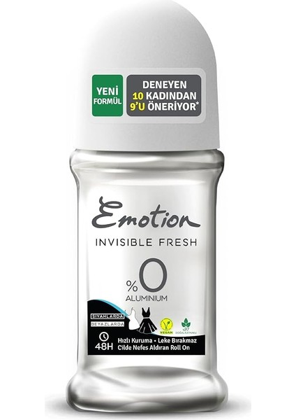 Invisible Fresh Roll On, 50 Mililitre