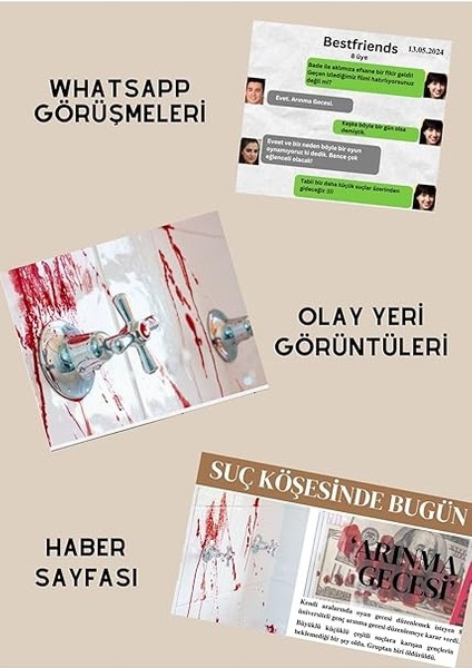 Arınma Gecesi Davası, Cinayet Çözme ve Katili Bulma Oyunu, Suçluyu Bulma- Dedektif Oyunu modelleri