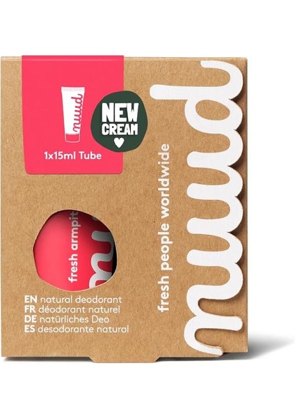 Starter Pack 15ML - 72 Saat Etkili, %100 Doğal &amp; Vegan Parfümsüz Krem Deodorant