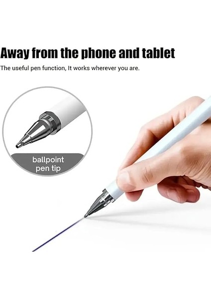 Trend iPhone iPad ile Uyumlu Dokunmatik Kalem Telefon/tablet ve Tüm Dokunmatik Cihazlar Için Uygun Dokunmatik Kalem 2 In 1 Kalem modelleri