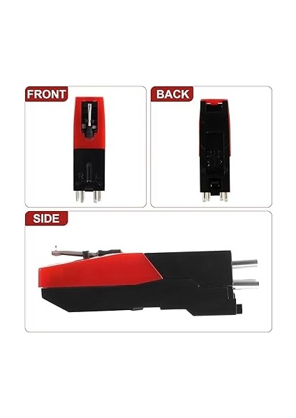 4 Adet Evrensel Kayıt Çalar Kartuşu, Pikap Kartuşları Yedek Elmas Stylus Iğne Kayıt Oynatıcı Iğnesi, Vinil Kayıt Oynatıcı, Lp Fonograf, Victrola, Ion, Crosley Için Iğne modelleri