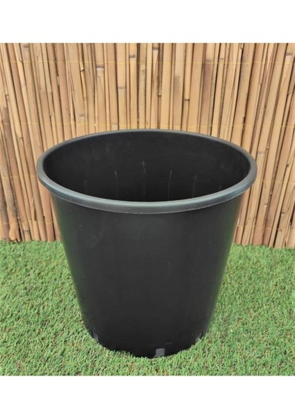 Üretim Saksısı 1 Adet 21,9 Lt 35X30 cm Plastik Saksı Siyah Üretim Saksı Bitki Saksısı modelleri