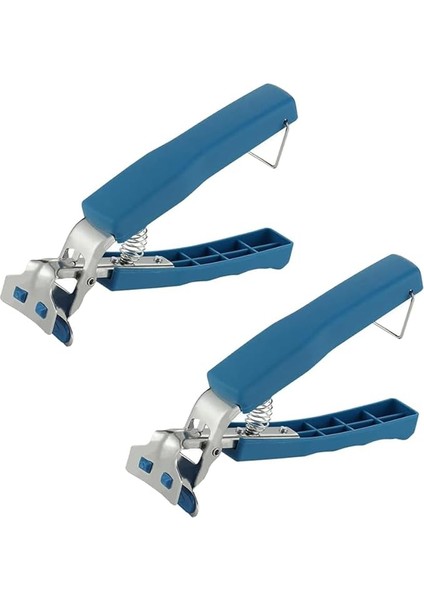 2 Adet Sıcak Tencere Kapak Tava Tabak Tutucu, Paslanmaz Çelik ve Silikon Başlıklı Künefe Tabağı Tutacağı