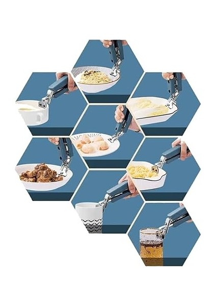 2 Adet Sıcak Tencere Kapak Tava Tabak Tutucu, Paslanmaz Çelik ve Silikon Başlıklı Künefe Tabağı Tutacağı modelleri