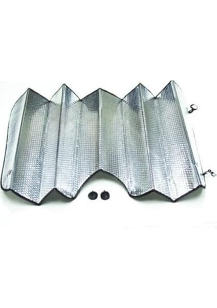 Oto Ön Cam Araba Güneşliği Katlanabilir Dışı Alüminyum Metalize Arası Balonlu Katlanabilir Güneşlik (130 * 60) fiyatları