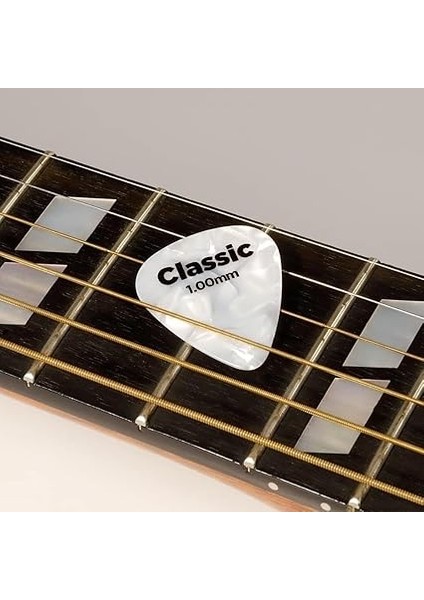 Pena - Gitar Penası - Inci Selüloit Gitar Penası - Gitar Penası - 1cap6-10 - Çeşitli, Ağır - 10 Adet indirimleri