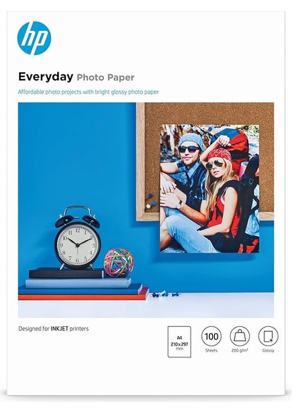 Q2510A A4 100LÜ 200GR Fotoğraf Kağıdı Everyday Photo Paper