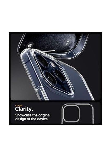 iPhone 15 Pro Max Kılıf Liquid Crystal 4 Tarafı Tam Koruma Crystal Clear - ACS06557 modelleri
