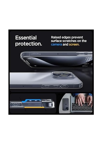 iPhone 15 Pro Max Kılıf Liquid Crystal 4 Tarafı Tam Koruma Crystal Clear - ACS06557 indirimleri