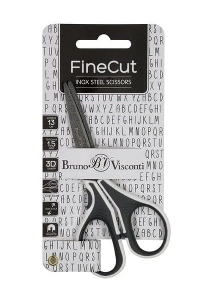 Visconti Makas Teflon Kaplama, "fınecut", 13 cm Ergonomık 60-0024