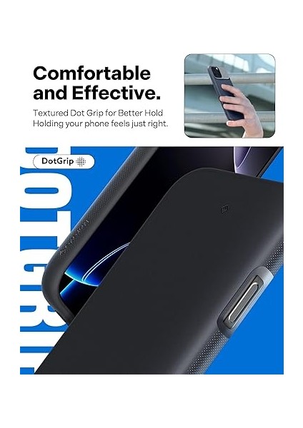 Caseology iPhone 16 Pro Max Silikon Magsafe Kılıf Nano Pop Mag Stand'lı Hava Kanalı Teknolojisi™ Askeri Sınıf Koruma Black Sesame Kaymaz Kapak - ACS08057 indirimleri