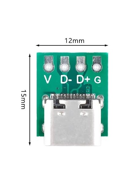 Type C 4 Pin Dıp Çevirici Pcb USB Dip Adaptör fiyatları
