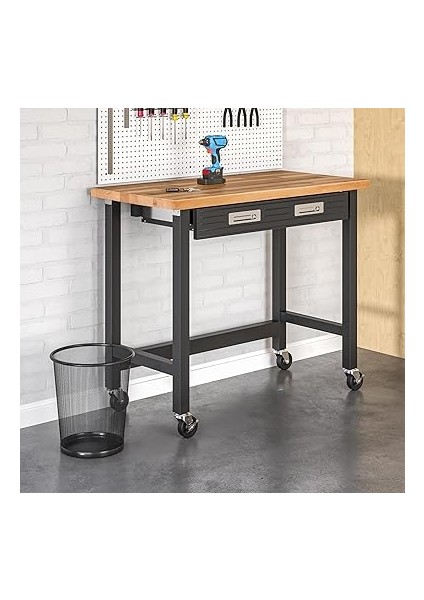 Classics Ev Veya Ofis Için Küçük Silindir Çöp Kutusu, 6 Galon Fileli Yuvarlak Kova, Hafif, Çelik Çöp Sepeti Seti, Çöp Veya Geri Dönüşüm Için, 2'li Paket, Siyah indirimleri