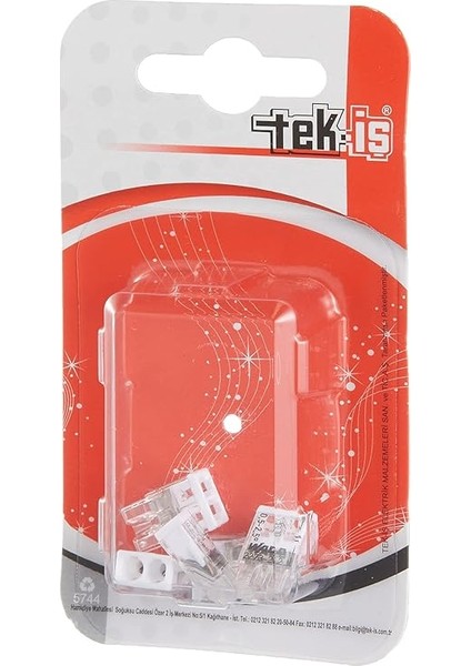 5 Adet 2x2,5 mm Geçmeli Buat Klemens Şeffaf Model fiyatları