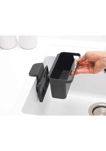Brabanta Sinkside Lavabo Içi Düzenleyici (Koyu Gri) Düzenli Depolama/drenaj Kabı, Mutfak Lavabo Süngerleri, Bezler, Bulaşık Sabunu Için Vantuzlu fiyatları