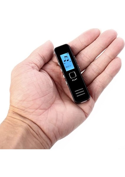Yeni Model KB60 64GB Dijital Ekranlı Kulaklık Hediyeli Profesyonel Ses Kayıt Cihazı