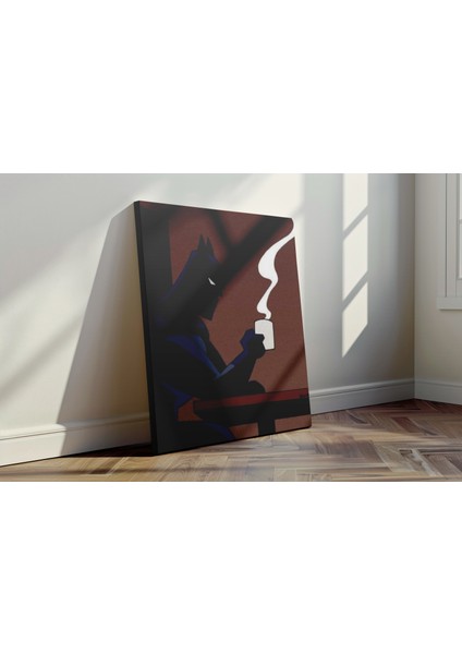 Batman ve Kahve Molası Poster - Kanvas Tablo - Süper Kahraman Modern Duvar Dekoru fırsatları