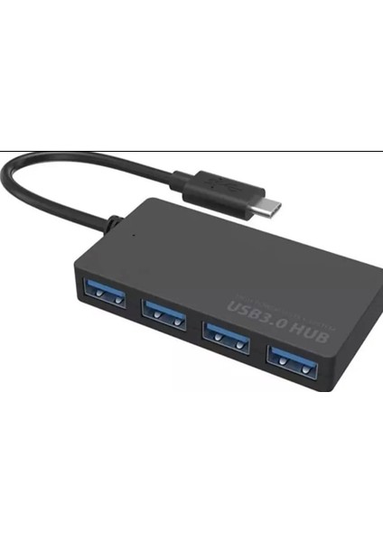 ZR424 Siyah 103U3 Type-C USB 3.0 Hub