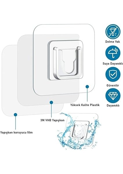 Bondit 3m Yapışkanlı Tablo Resim Duvar Askı Bandı Sök Tak 5 kg fırsatları