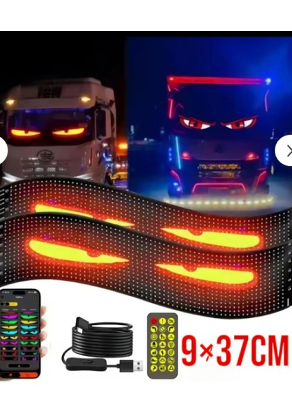 Matrix Şeytan Göz Kayar LED Panel Tabela Uzaktan Kumandalı Telefon Üzerinden Kontrol