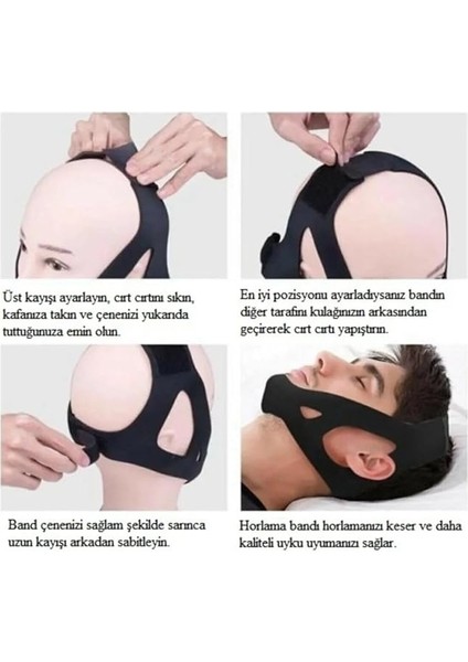 Horlama Önleyici Çene Bandı Uyku Apnesi Aparatı Kafa Bandı Uyku Maskesi fiyatları