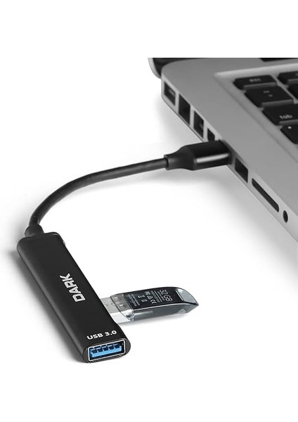 Connect Master 4 Port (1xusb 3.0 + 3xusb 2.0) Alüminyum Kasa USB Çoklayıcı Hub (DK-AC-USB310) modelleri