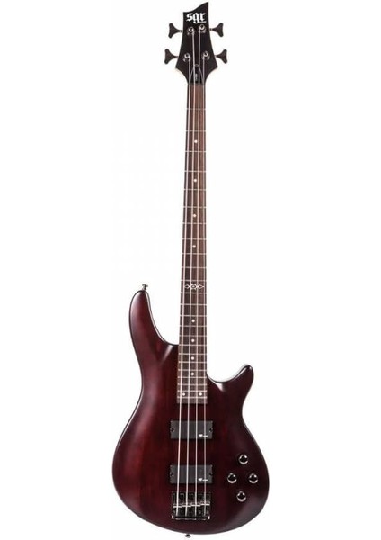 C-4 Sgr Bas Gitar, Satin Walnut